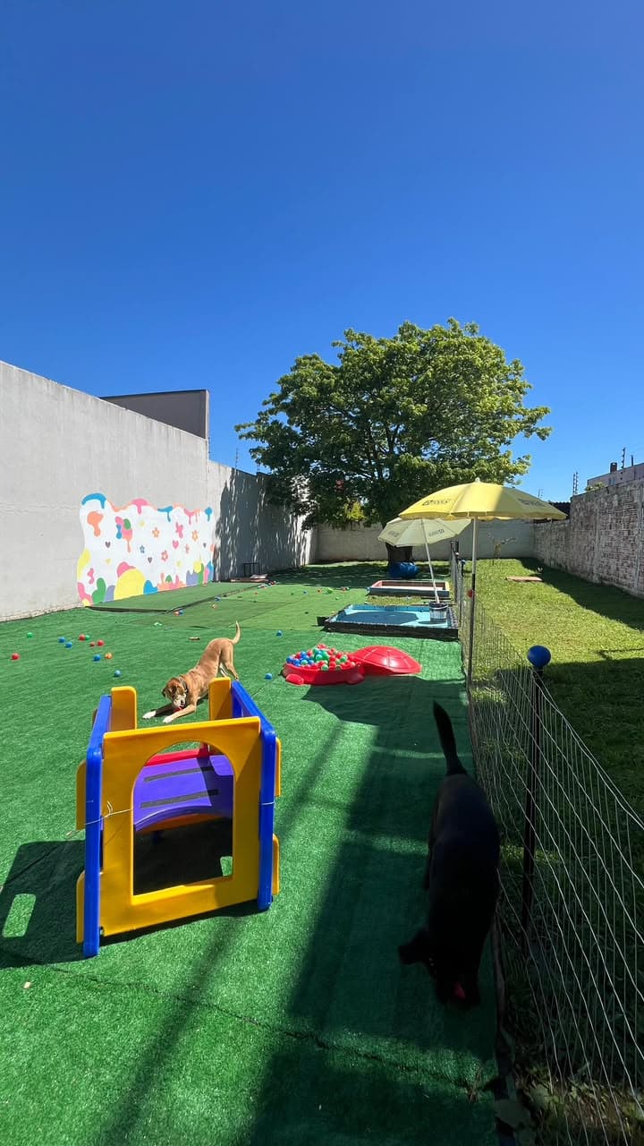 Espaço externo para os pets